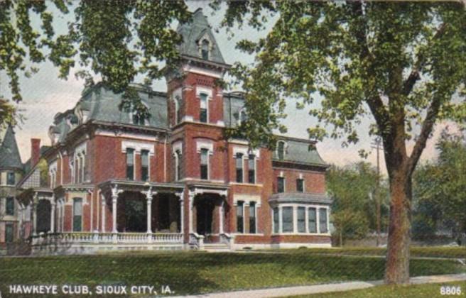 Iowa Sioux City Hawkeye Club 1908