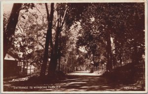 South Africa Entrance To Wynberg Park Cape Town RPPC C038