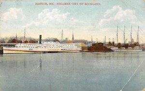 City Of Rockland River Steamship Ferry Boat Ship 