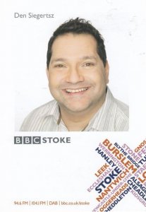 Den Siegertsz BBC Radio Stoke Cast Card Photo