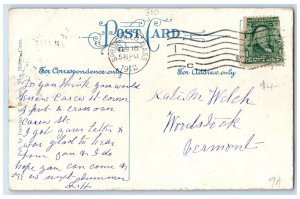 1912 Gar Barns of Street Railway Springfield Massachusetts MA Antique Postcard