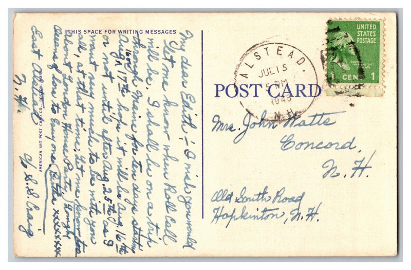 c1946 Postcard To The Wayfarer A Friend Of Man The Tree Speaks 