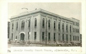 Albemarle North Carolina 1950s Stanly County Court House Photo Postcard 20-9906 