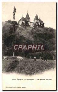 Postcard Old Cabara Taken Libourne Chateau De Blaignac