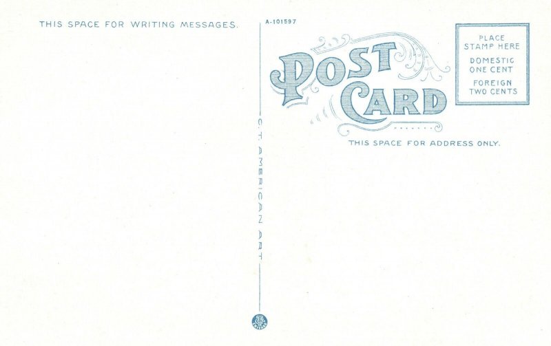 Vintage Postcard Post Office Postal Services Building Pawtucket Rhode Island RI