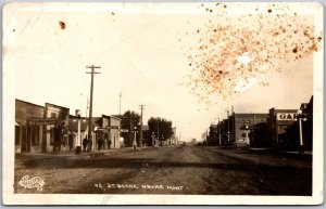 RPPC Havre Montana c1910s 2nd Street Scene by C. C. Slack & Co. *as is*