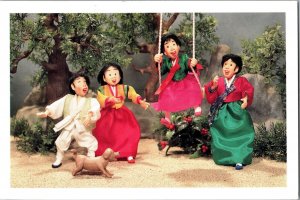 Continental Postcard Korean Cartoon Korea Stamps Postmark CD3