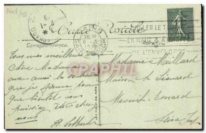 Old Postcard Paris's Bois de Boulogne Cascade