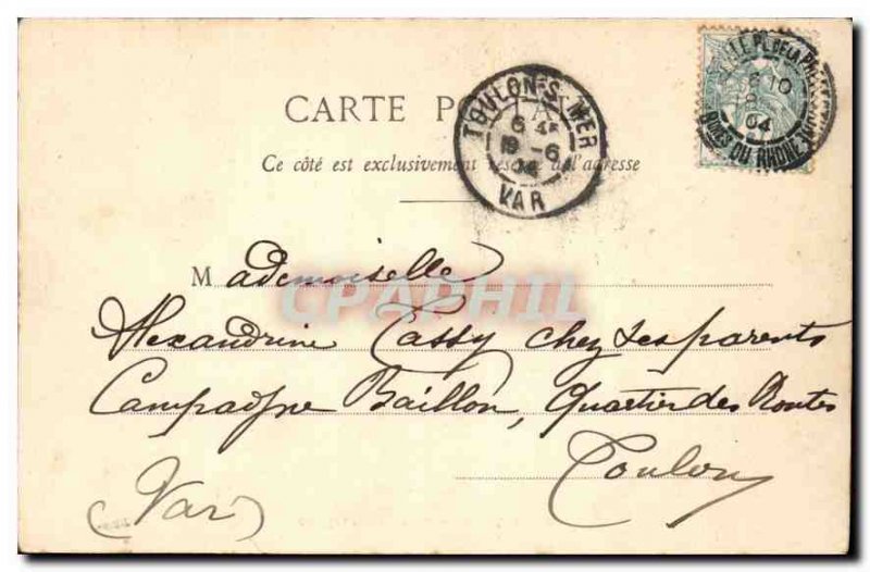 Old Postcard Paris Opera Square