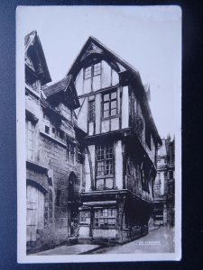 France Rouen VIEILLE MAISON REU ST. ROMAIN - Old RP Postcard by La Cigocne