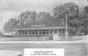 Ocean Grove New Jersey Cozy Cottage Vintage Postcard AA48867