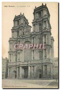 Old Postcard Rennes La Cathedrale