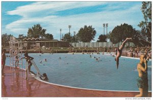 Municipal Swimming Pool, Lethbridge, Alberta, Canada, 40-60s