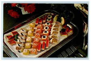 c1960s Cold Canapes, Gretchen Grant Kitchen Maplewood New Jersey NJ Postcard