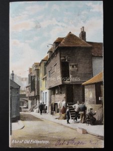 Kent FOLKESTONE Collection of 3 Old Postcard c1904