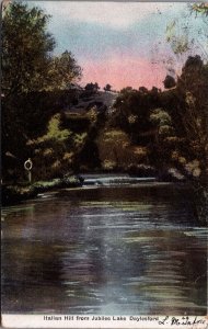 Australia Italian Hill From Jubilee Lake Daylesford Victoria Postcard 09.96
