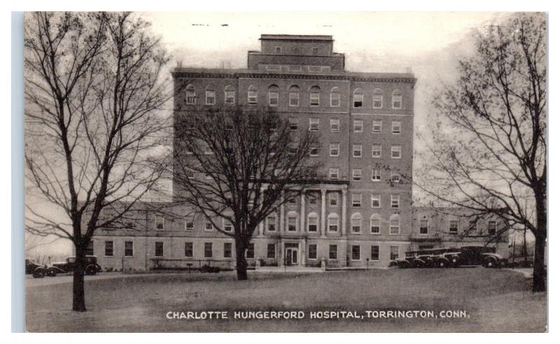 Charlotte Hungerford Hospital, Torrington, CT Postcard