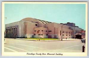 Onondaga County War Memorial Building, Syracuse New York Vintage Chrome Postcard