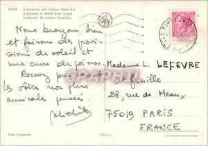 Postcard Modern Etna explosion northern crater is