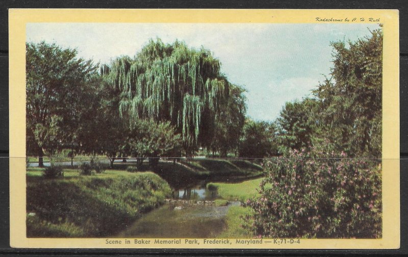 Maryland, Frederick - Baker Memorial Park - [MD-077]