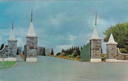 Canada Entrance To Forest Lawn Memorial Park Vancouver British Columbia