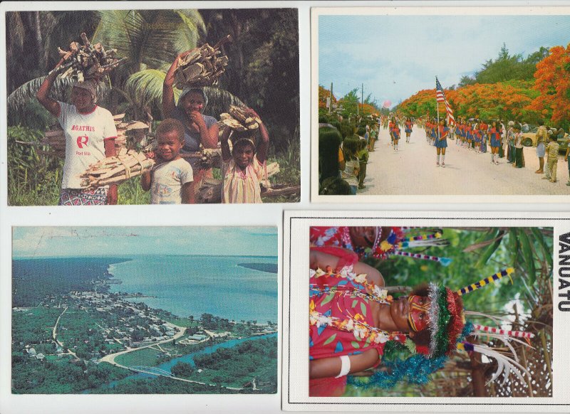 VANUATU NEW HEBRIDES PACIFIC ISLANDS 22 MODERN Postcards (L2722)