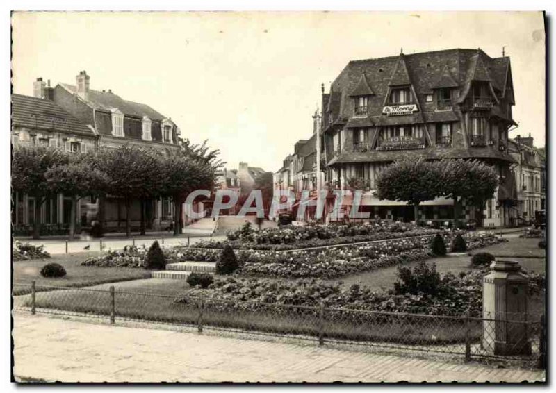 Old Postcard Deauville Fleurie Beach Place Morny