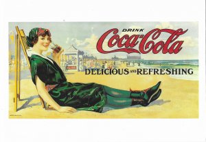 Drink Coca-Cola Delicious Refreshing Advertising Brand Card Archives 1991