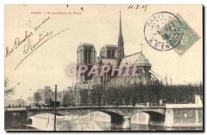Postcard Old Paris Our Lady of Paris