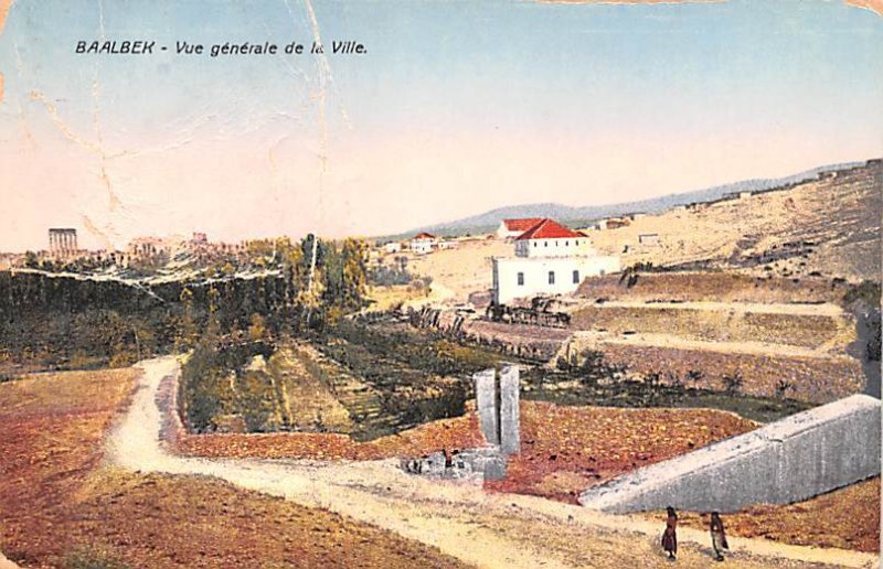 Vue Generale de la Ville Baalbek, Syria , Syrie Turquie, Postale, Universelle...