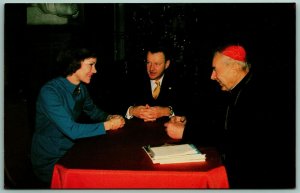 Rosalynn Carter Zbigniew Brzezinski in Poland UNP Chrome Postcard I3