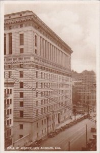 Hall Of Justice Los Angeles Calfornia Real Photo