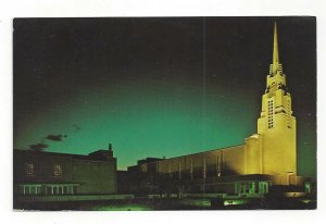Texas TX Twilight View First Methodist Church Corpus Christi Standard View Card 