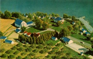 Canada Lake Ontario Aerial View Lakeland Lodge and Cottages