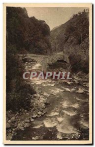 Old Postcard The Gave de Pierrefitte Saint Sauveur