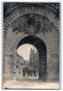 Vitry Le François Grand Est France Postcard Rue Du Pont c1910 Antique