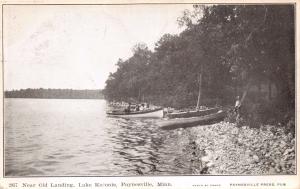 PAYNESVILLE MINNESOTA NEAR OLD LANDING~LAKE KORONIS~CESME PHOTO POSTCARD 1908