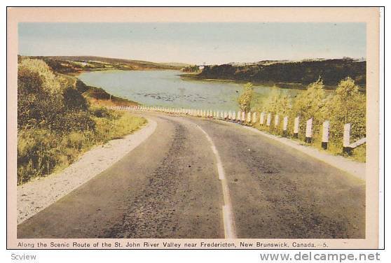 Along the Scenic Route of the St. John River Valley near Fredericton, N.B.,  ...