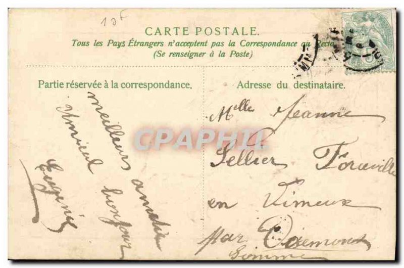 Old Postcard Fantasy Flowers