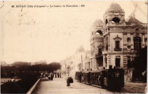 CPA AK ROYAN Casino de Foncillon TRAM VAPEUR (977425)