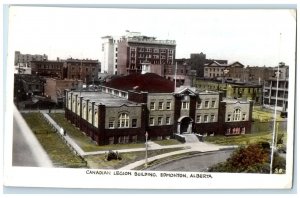 c1905 Canadian Legion Building Edmonton Alberta Canada RPPC Photo Postcard