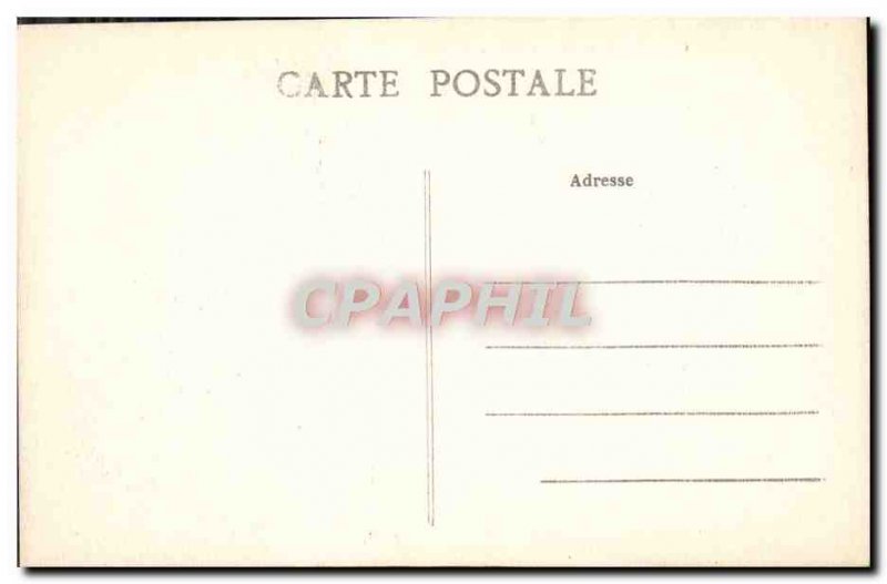 Old Postcard Châteauneuf-sur-Cher The Common Du Chateau