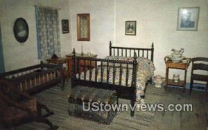 Bedroom of Kit Carson Home in Taos, New Mexico