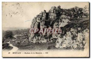 Old Postcard Mortain Rocks Montjoie