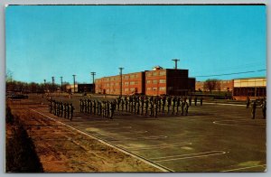 Postcard Fort Dix NJ c1960s Troops and Barracks US Army