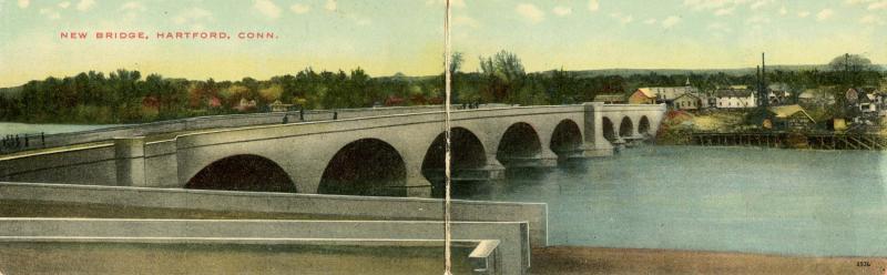 CT - Hartford. New Bridge Over Connecticut River;Opened December 21, 1907.