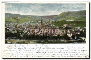 Postcard Old Jena Map 1899