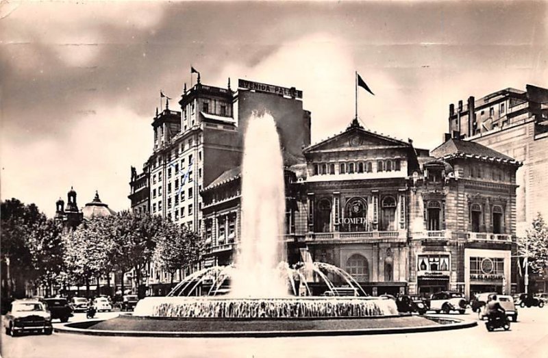 Paseo de Gracia Barcelona Spain Postal Used Unknown 