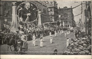Baltimore Maryland Industrial Parade Mayor Preston c1900-20s Vintage Postcard