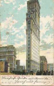 United States New York Time Building 1907